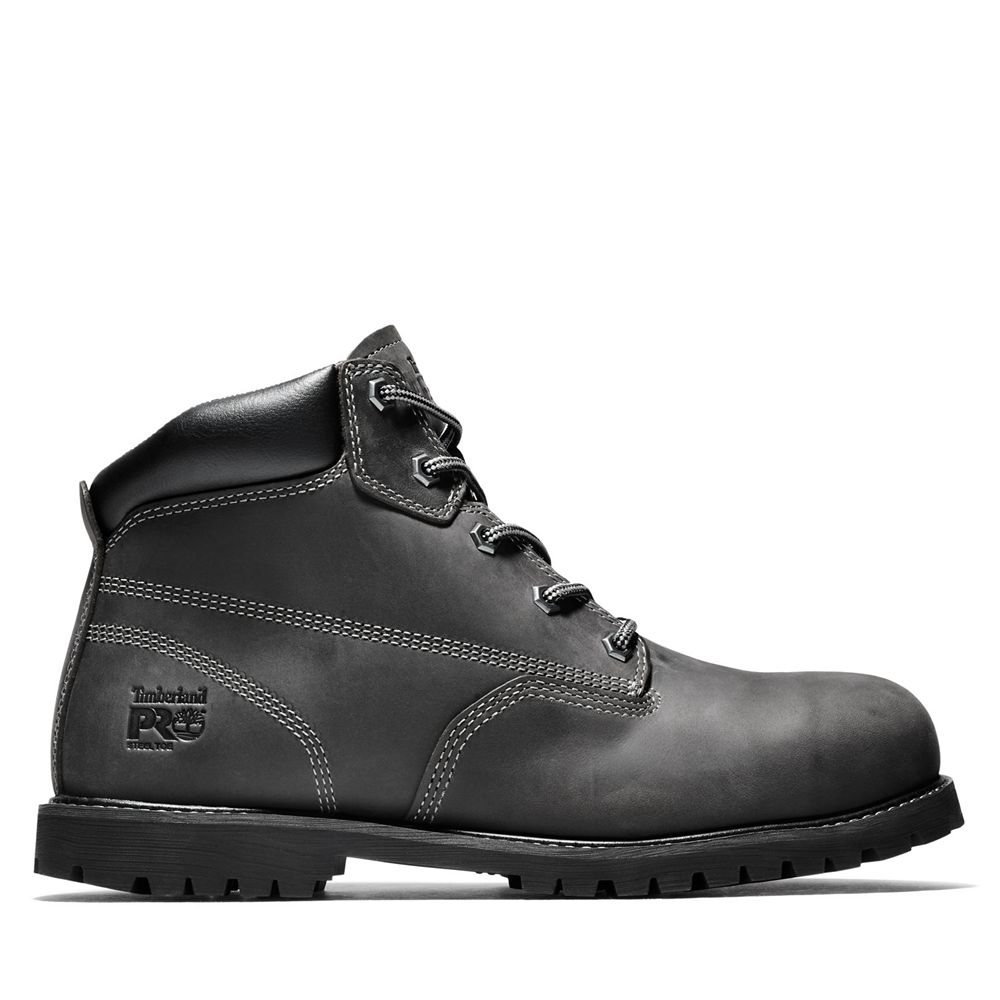 Bocanci De Muncă Timberland Barbati Negrii - Pro® Gritstone Steel Toe - Romania - JHQMZF270